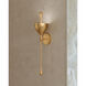 Antalya LED 5 inch Vintage Gold Leaf Wall Sconce Wall Light